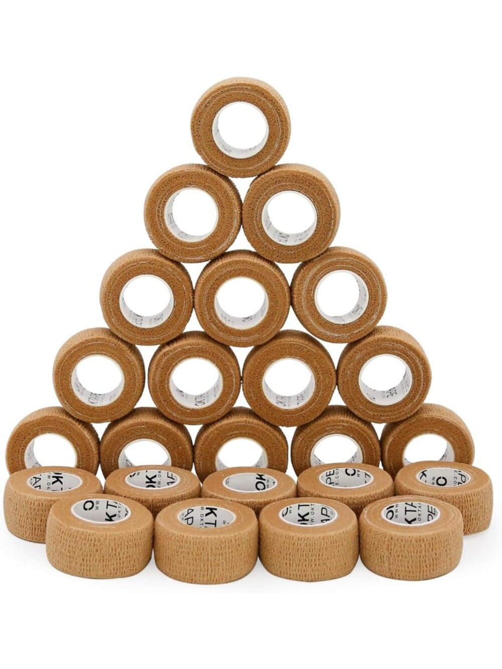 Self-Adhesive Cohesive Bandage Wrap - 24 Packs, 1" x 5 Yards, Versatile Vet